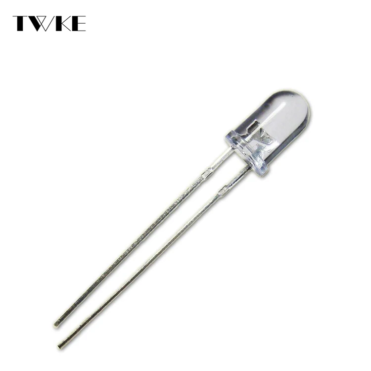 
5mm Ultra Bright Clear Lens LED Diode 