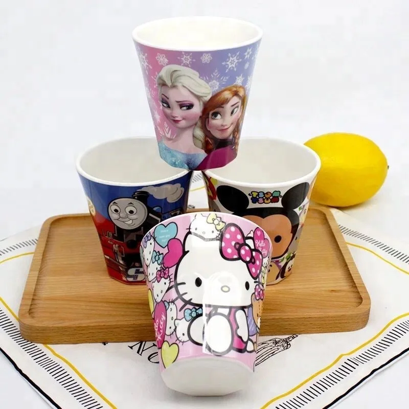 Melamine kids drinking cups
