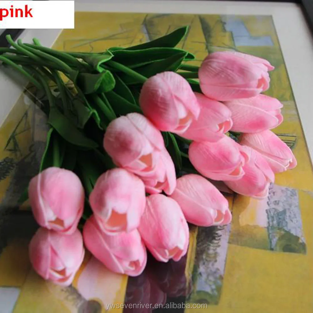 high-quality simulation flowers high simulation artificial Tulipa gesneriana tulip