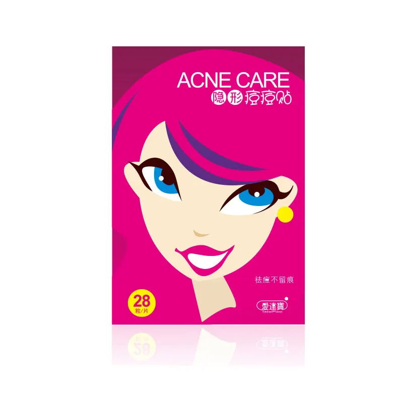 Новый бренд, стерильный эффект, невидимый гидроколлоидный самоклеящийся бандажный Пластырь от акне, пластыри для ежедневного использования в больнице