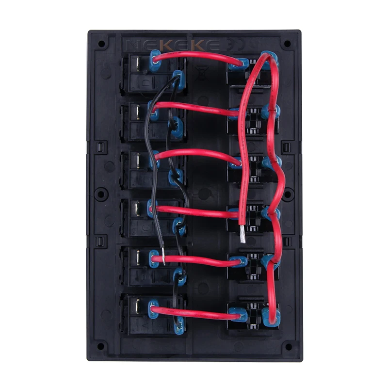 Marine Boat Racing Car 12 volt fuses breakers yacht Rocker switch panel