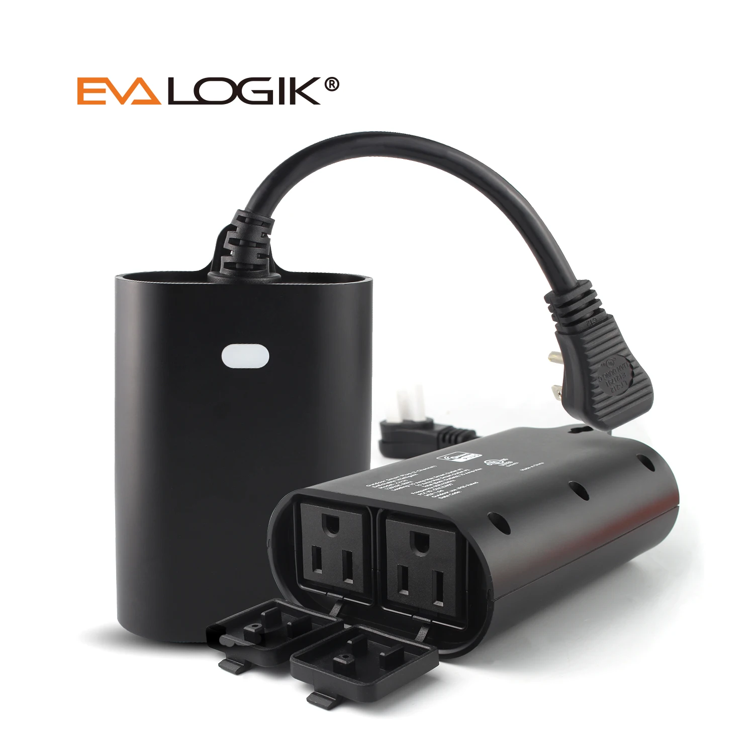 ZW96SD Evalogik, американский штекер, диммер, универсальная настенная розетка z-wave plus, умный светильник, диммер