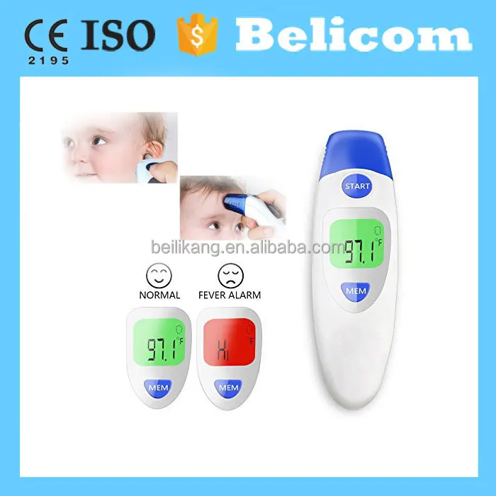 Hot Sales Medical Infrared Digital Forehead Non-Contact Ear Temperature Thermometers With Ce