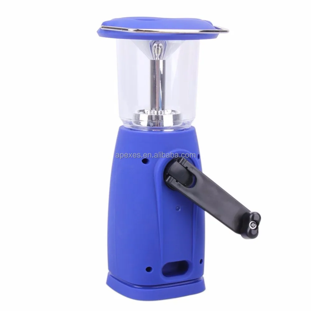 Super bright outdoor portable 3W led Solar Dynamo lantern