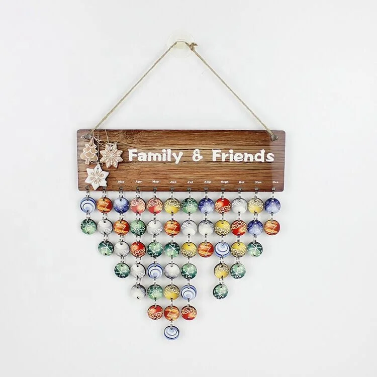 Heat transfer blank sublimation mdf Christmas ornaments wall hanging decoration