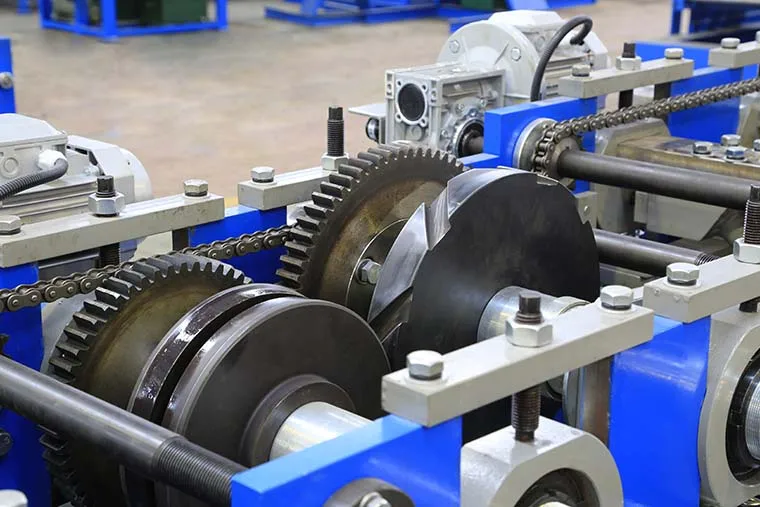 Automatic steel  C Shape purlin roll forming  machine for C80-300