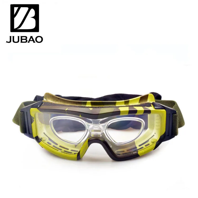 
Military Airsoft Tactical Glasses Paintball Glasses Grey Clear Yellow UV Absorption Glasses 