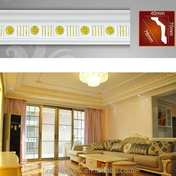 PU ceiling molding for interior ceiling decoration