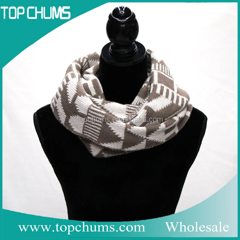 Мода джентльмен Отпечатано зима осень вязать шею ЕВРОПА стиль шарф
