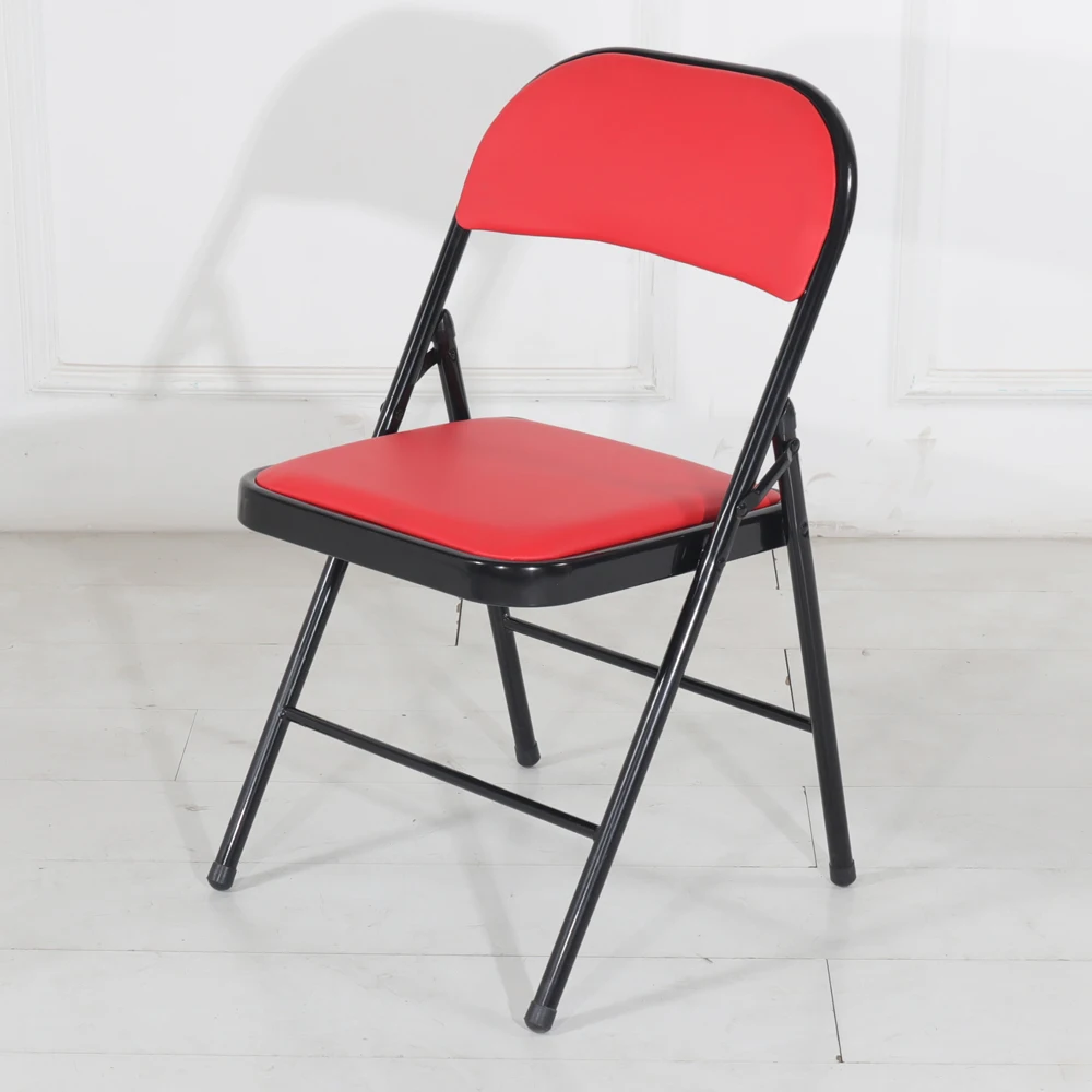 Modern folding metal office chair wholesale