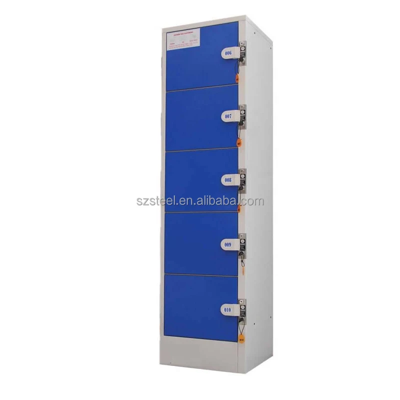Coin Locker Steel Coin Lock Operate Locker Single Column Doors Coin Locker for Things Storage
