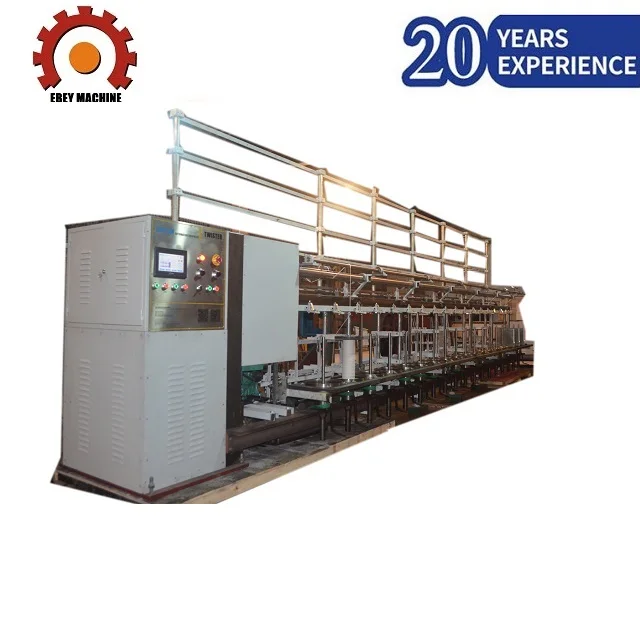 tfo silk dty fdy rope thread mop fancy artificial grass yarn twisting and winding machine