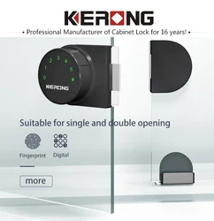 KERONG Smart Electronic RFID&Password Combination Code Digital Cabinet Lock for Glass Locker
