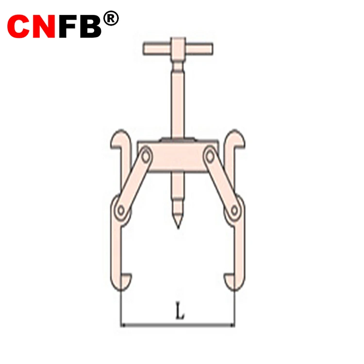 
Non Sparking Aluminum bronze beryllium 3 Leg Gear Puller for Remove bearing 
