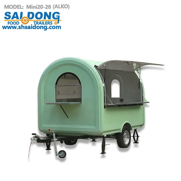 Shanghai mobile manufacturer customized  Food Trailer Food cooking van/Food Van Takeaway Trailer
