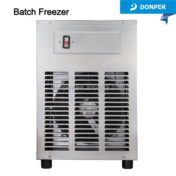 Donper Table Top Batch Freezer BTY7120 one touch dispensing gelato machine hard ice cream machine