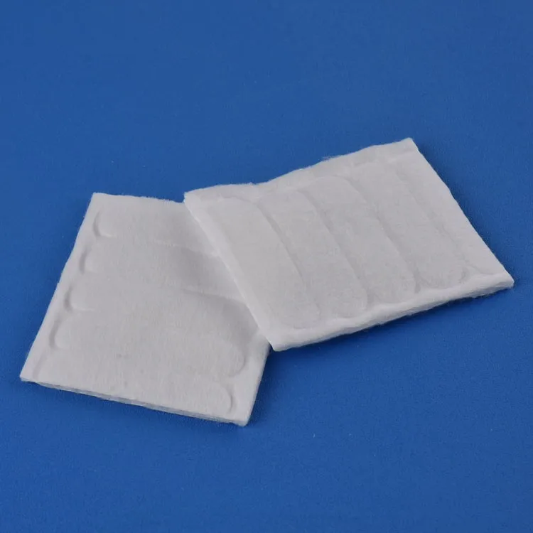 Cotton pad with high absorbent cotton wool pad for skin care square make up cotton pads