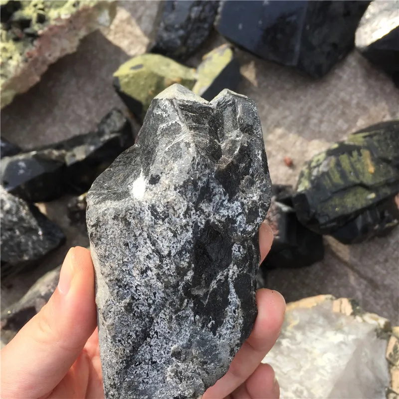 
Natural rough crystal stone raw obsidian stone specimen mineral for sale 