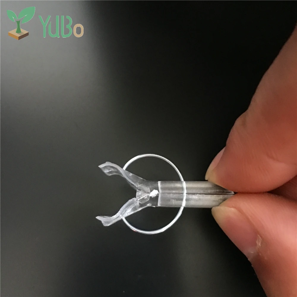 Прозрачные Пружинные зажимы для прививки манго, пластиковые зажимы для прививки баклажанов
