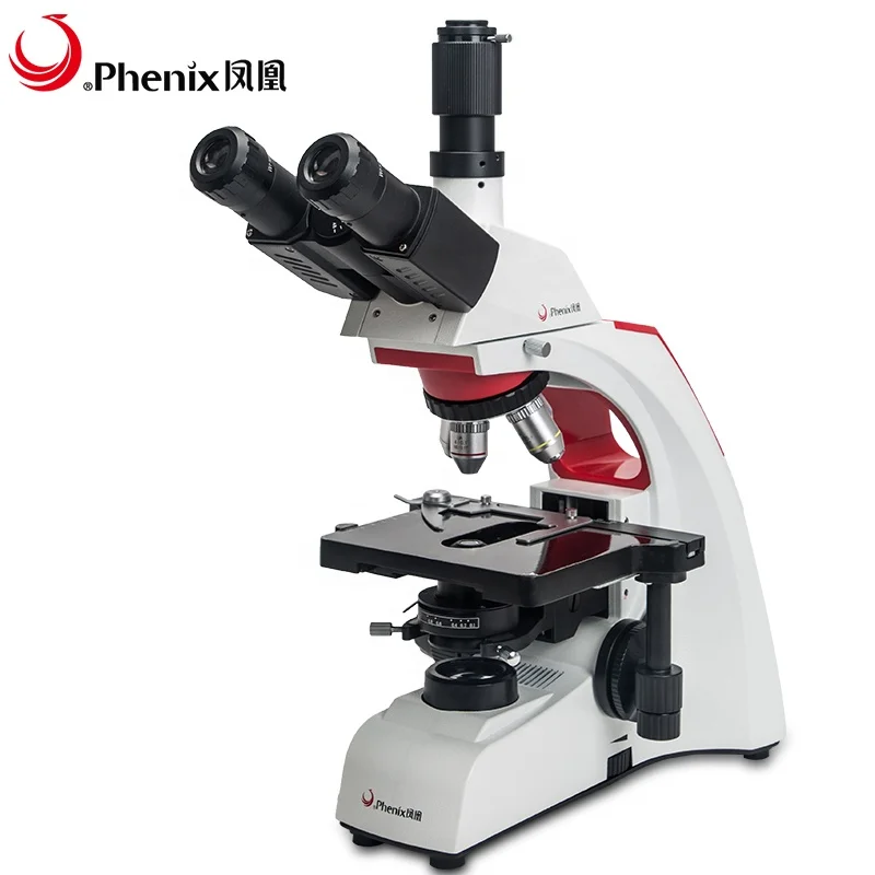 Phenix 40X-1600X Microscope with 5MP CMOS Camera Live blood analysis Biological Trinocular Microscope