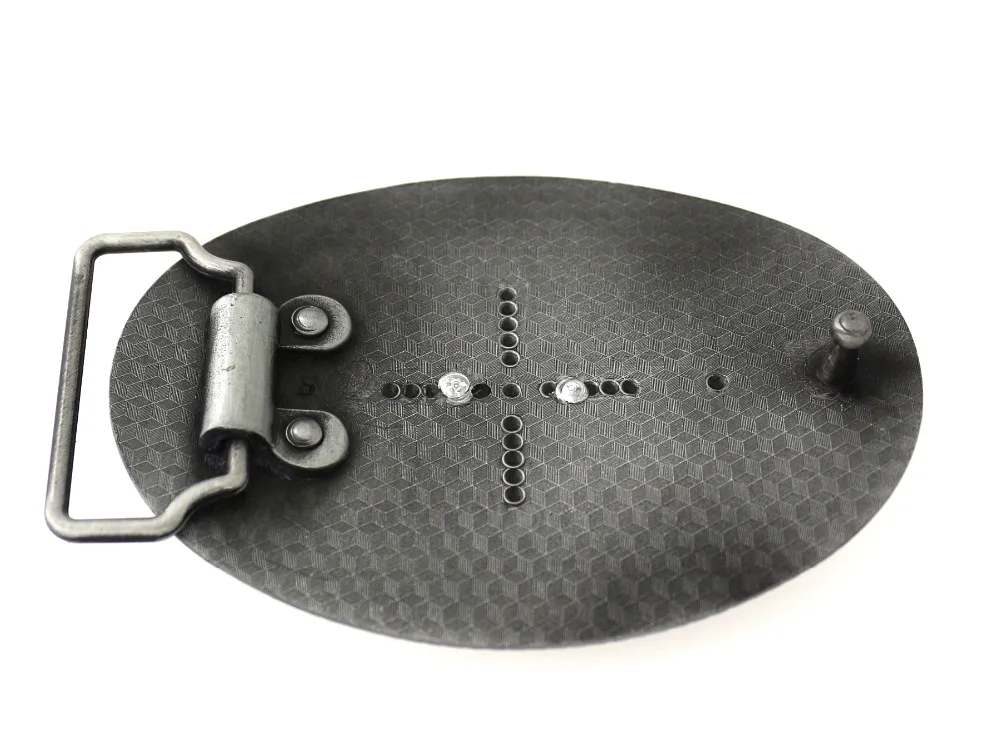 2017 40mm custom black hawk western Double Color Belt Buckle