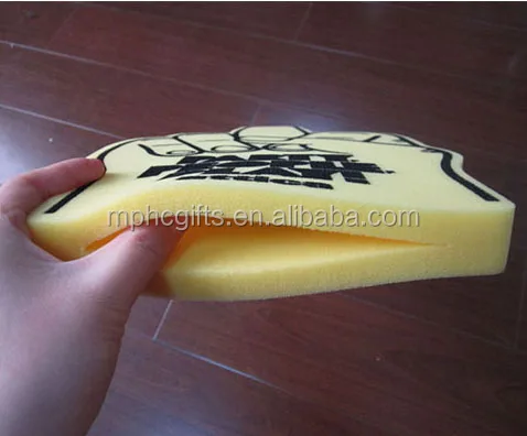 
Custom Sponge Foam Hand Cheering Mitt with Middle Finger 
