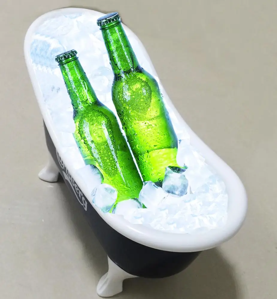Bathtub Ice Bucket with foot Bathtub Beer Dispenser(SW9094)