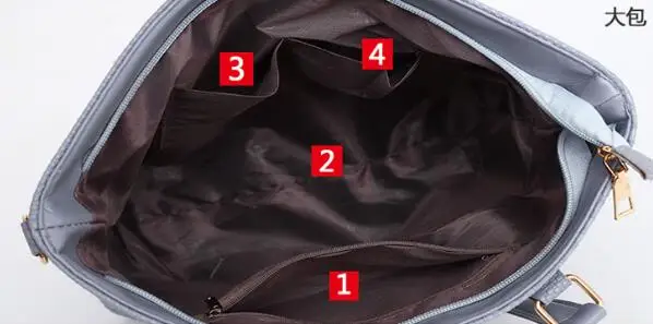 JIANUO women tote bag set handbags bao bao bag women women bag set 6