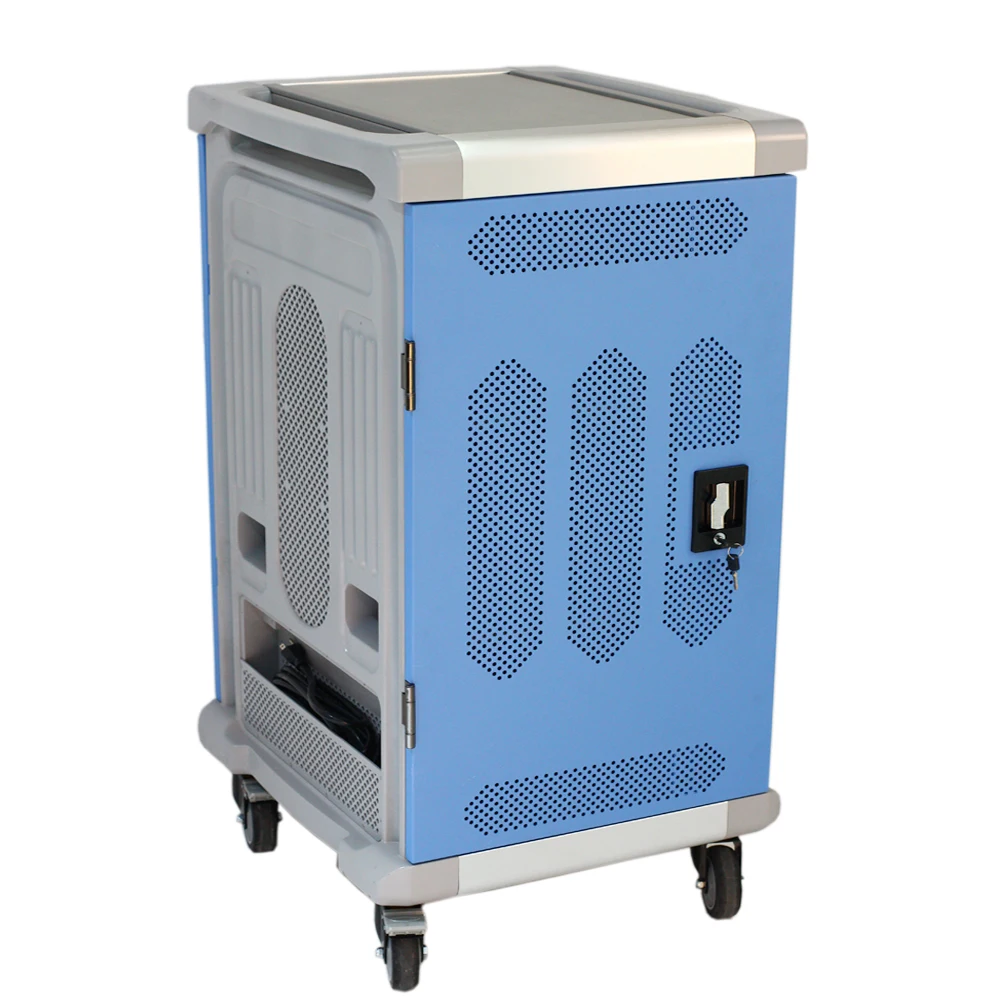  Pochar Y824A Smart Classroom Tablet-charging Cart Chromebook Charging Trolley