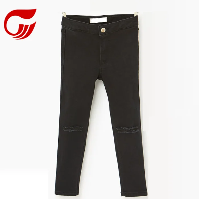 
Wholesale Girls Kids Black Skinny Jeans Pant 