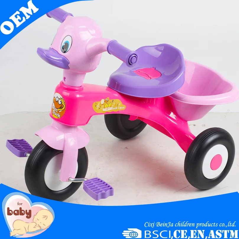 China Factory Plastic Baby Tricycle Custom Kids Toy Ride On Cars