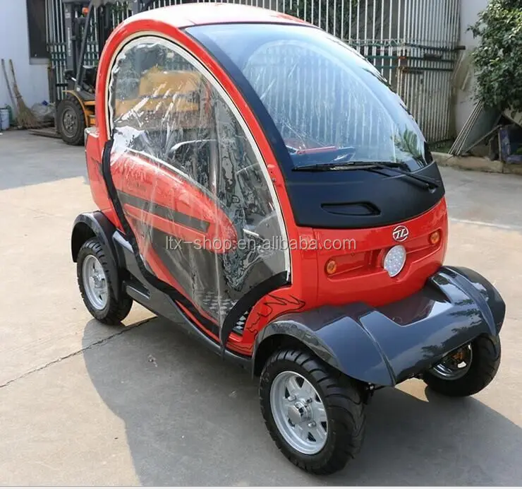Hot Sale Mini 4 Wheel Electric Car 60V 1000W Electric Mobility Scooter Mini Whole Encloed Sealing 2 Seat Electric Car For Elders