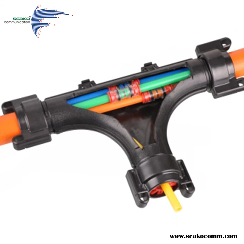 Micro duct closure, coupler, T type Branch and Y-Branch closure, Tube Distribution, Duct Joint Closure, 40mm,32mm,25mm,20mm