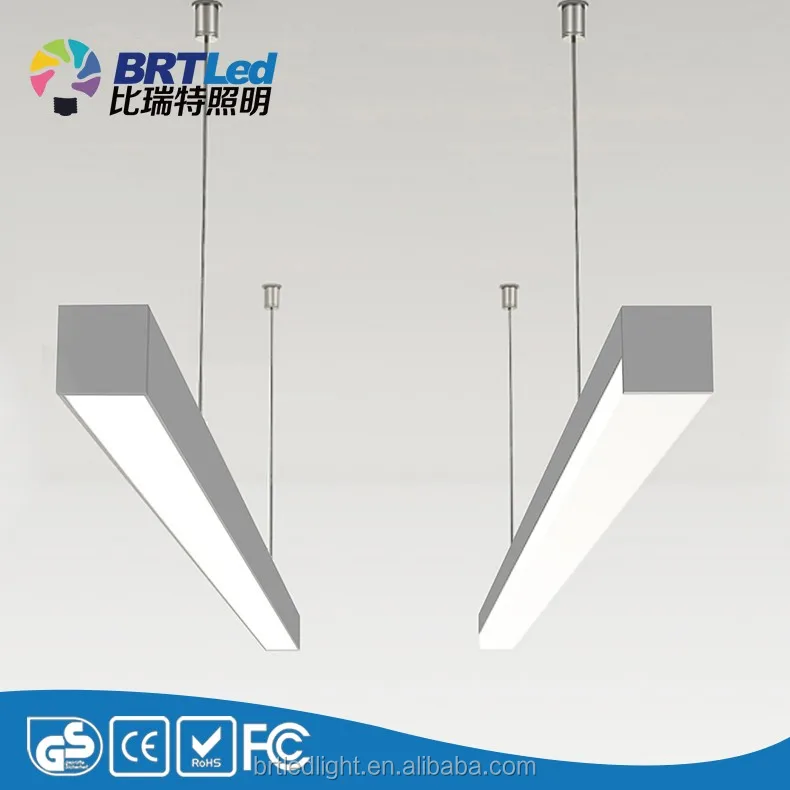 ETL UL certificate 100LM/W track lighting pendants led linear lights 2ft 4ft 8ft