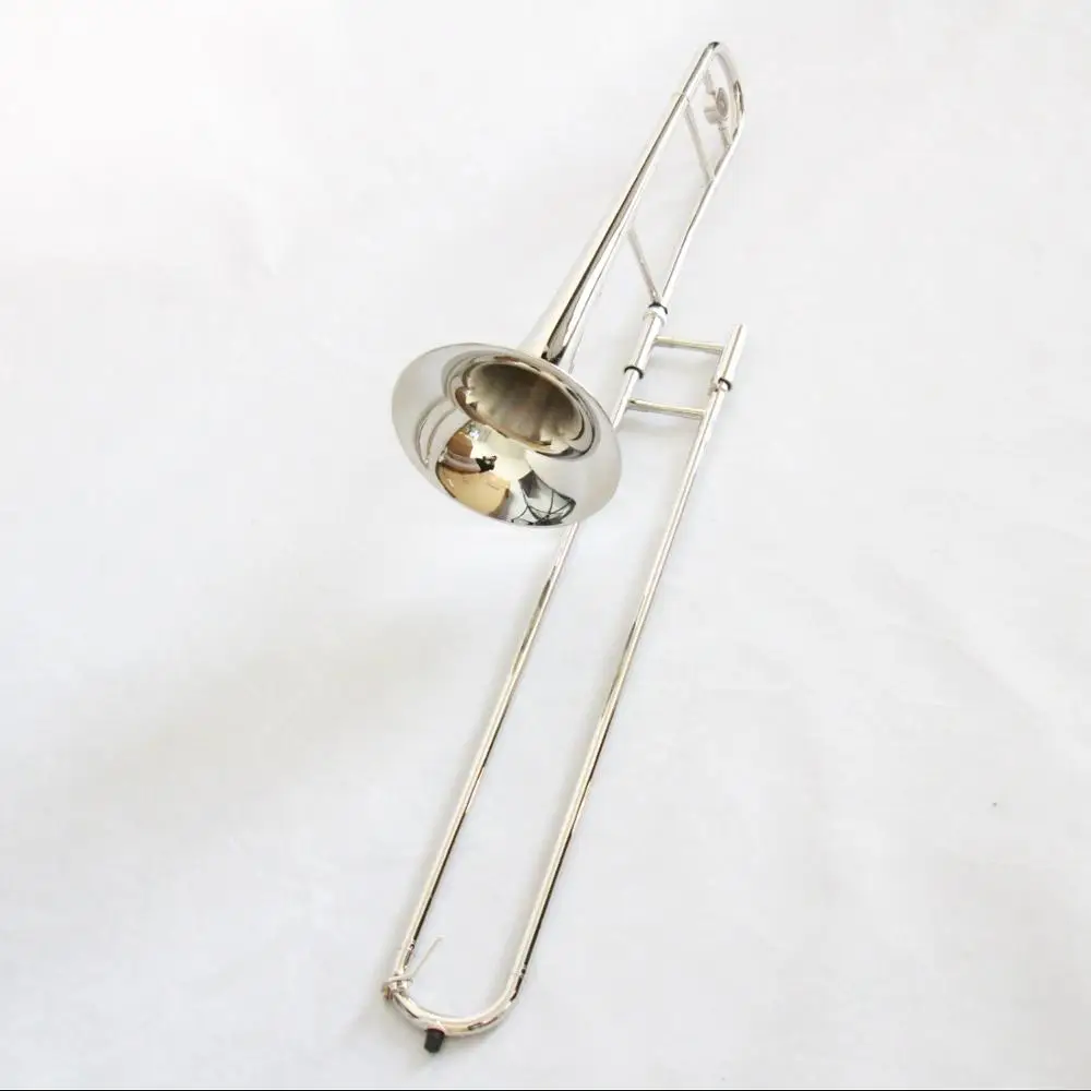 
Cheap Student Trombone Nickel Plate Good Quality Yellow brass Instrument High Grade Trombone For Sale 