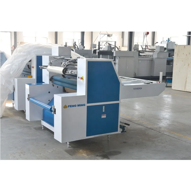 
YFME-720 user manual laminating machine paper packaging thermal paper plastic film laminating machine 