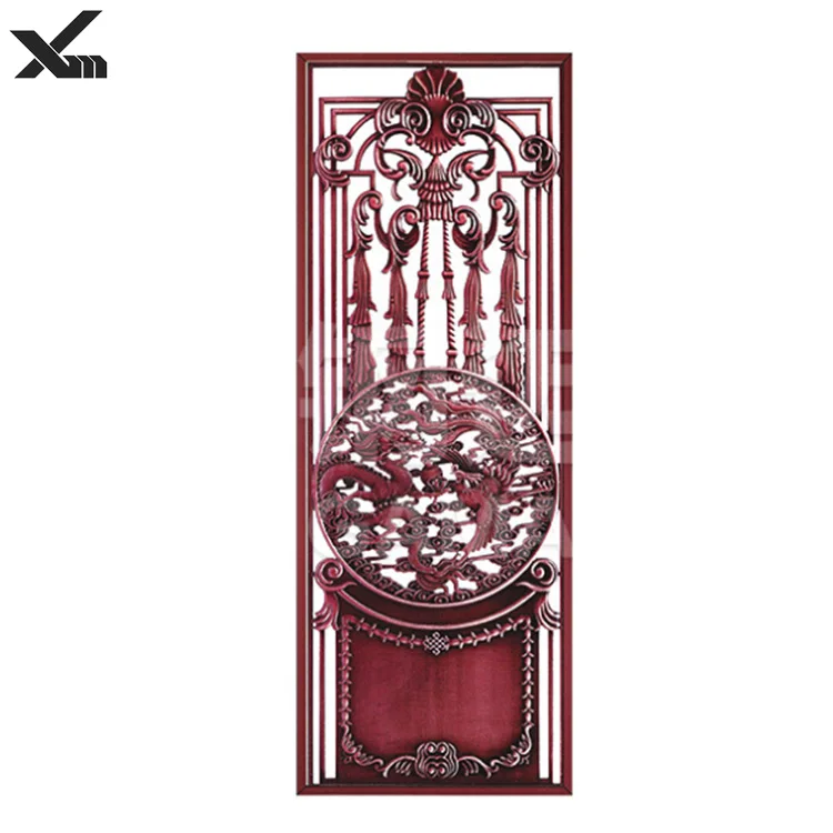 
Decorative metal restaurant booth partitions 