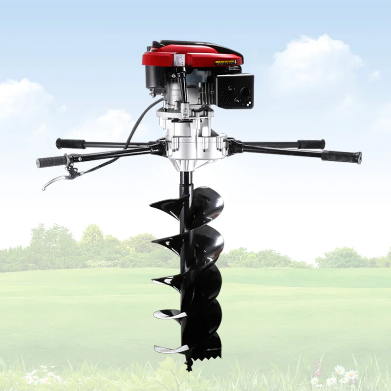 
4 stroke ground hole drilling machine arth auger drill bit with 80mm 