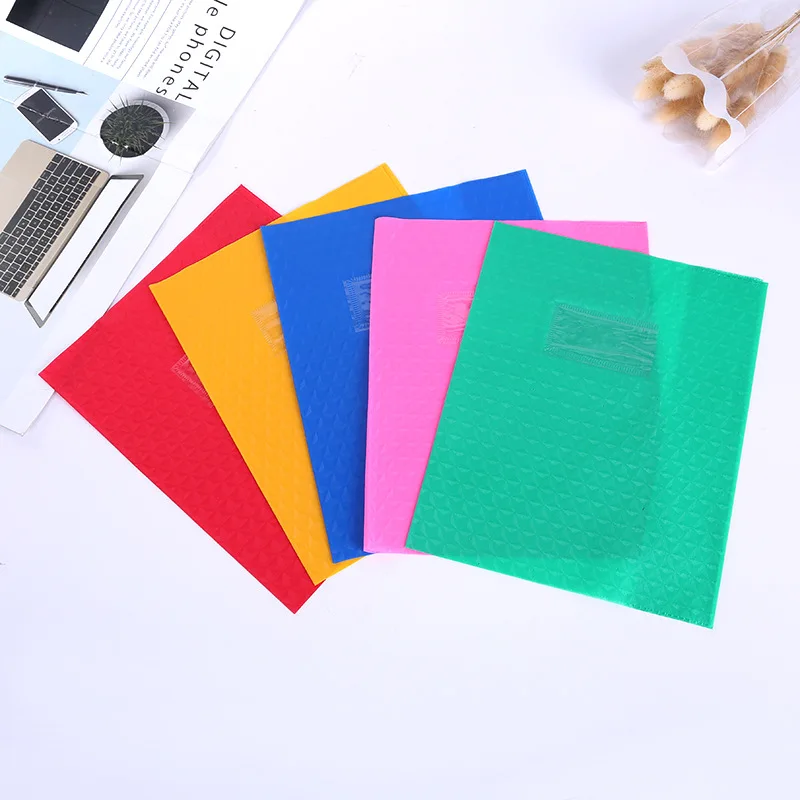 Цветной защитный чехол-книжка из ПВХ, прозрачный пластиковый защитный чехол-книжка