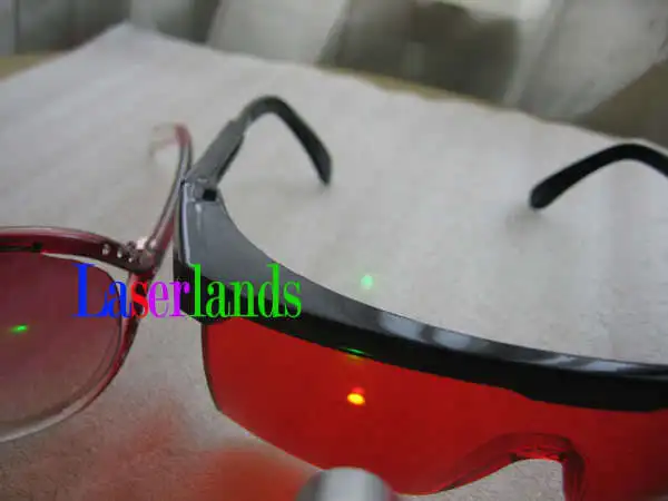 Laser Eyewear Protection Goggles Safety Glasses 532nm Green 405nm Violet/Blue
