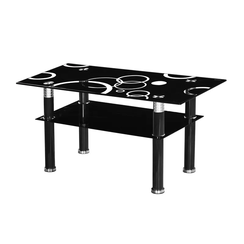 Modern fancy tempered exotic center table