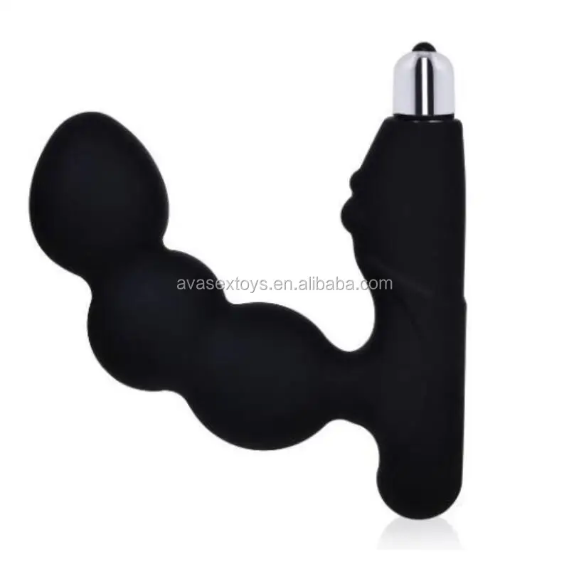 Male Prostate Massager Vibrating Waterproof Anal Toy/Butt Plug Silicone G Spot