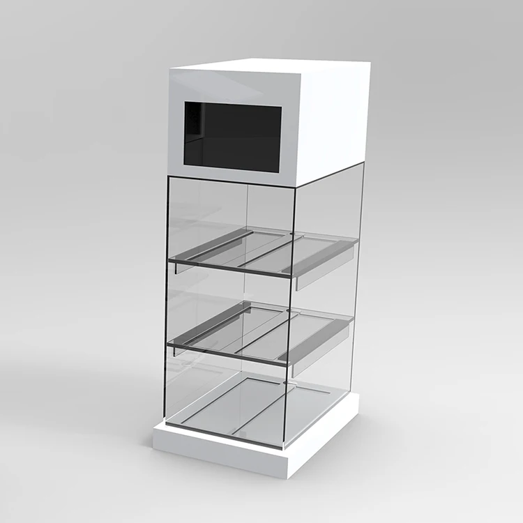 customizable acrylic clear acrylic  retail display cabinet
