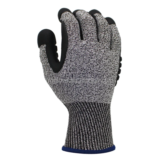 Anti- vibration Safety Working  Gloves Mechanical Cut Resistant Gloves