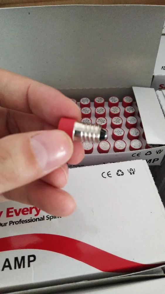 CE RoHS High Brightness 10mm Diameter E10 Mini LED Lighting Bulb 230V AC/DC