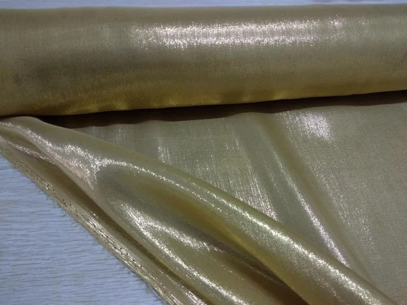 metallic lurex silk fabric