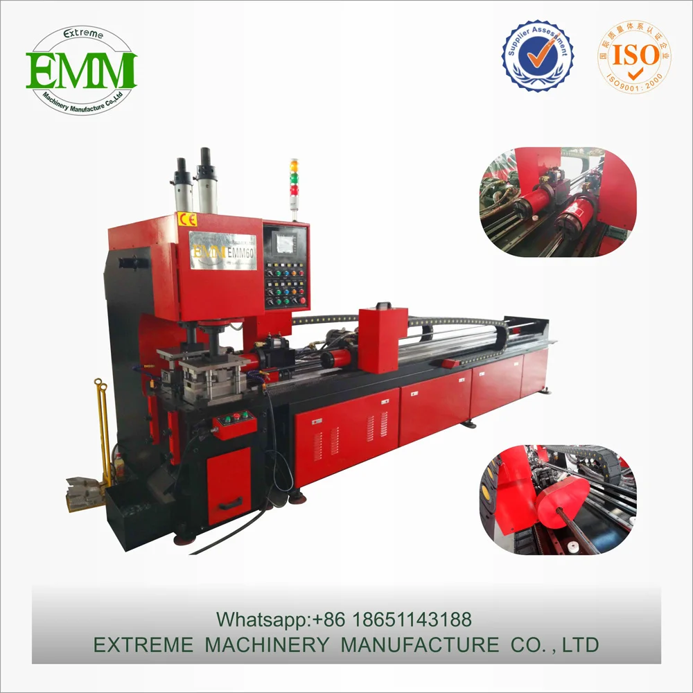 EMM60 hydraulic press for pipes used aluminum window and door hole punching machine