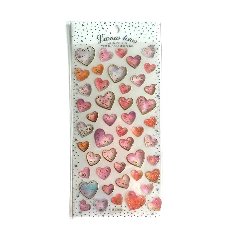 Custom high quality 3M adhesive circle epoxy domed sticker