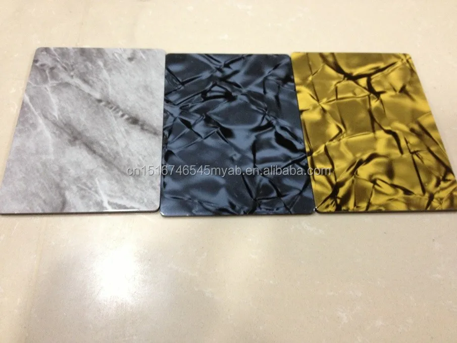 Stone-Texture Aluminum Composite Panel (ACP) available for Interior and Exterior