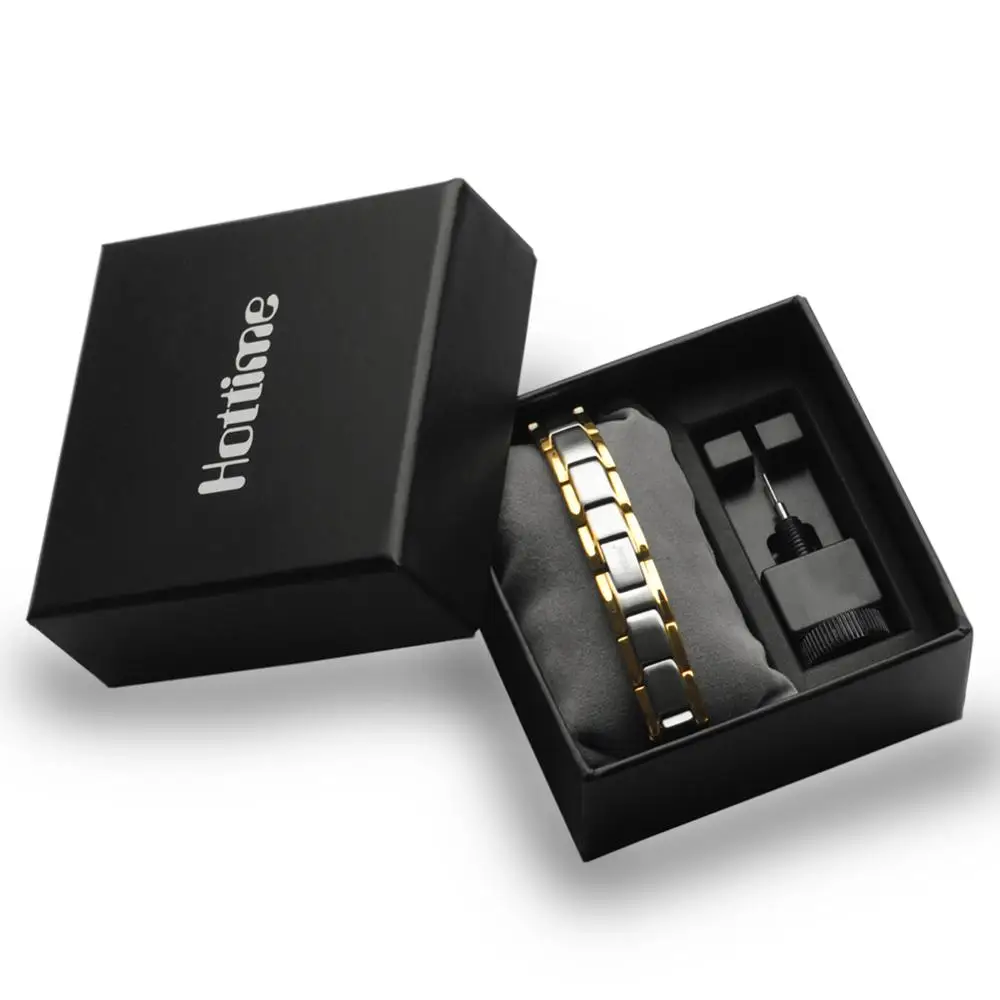 Hottime Factory Promotion Energy Magnetic Bracelet Stainless Steel China Fashion Jewelry